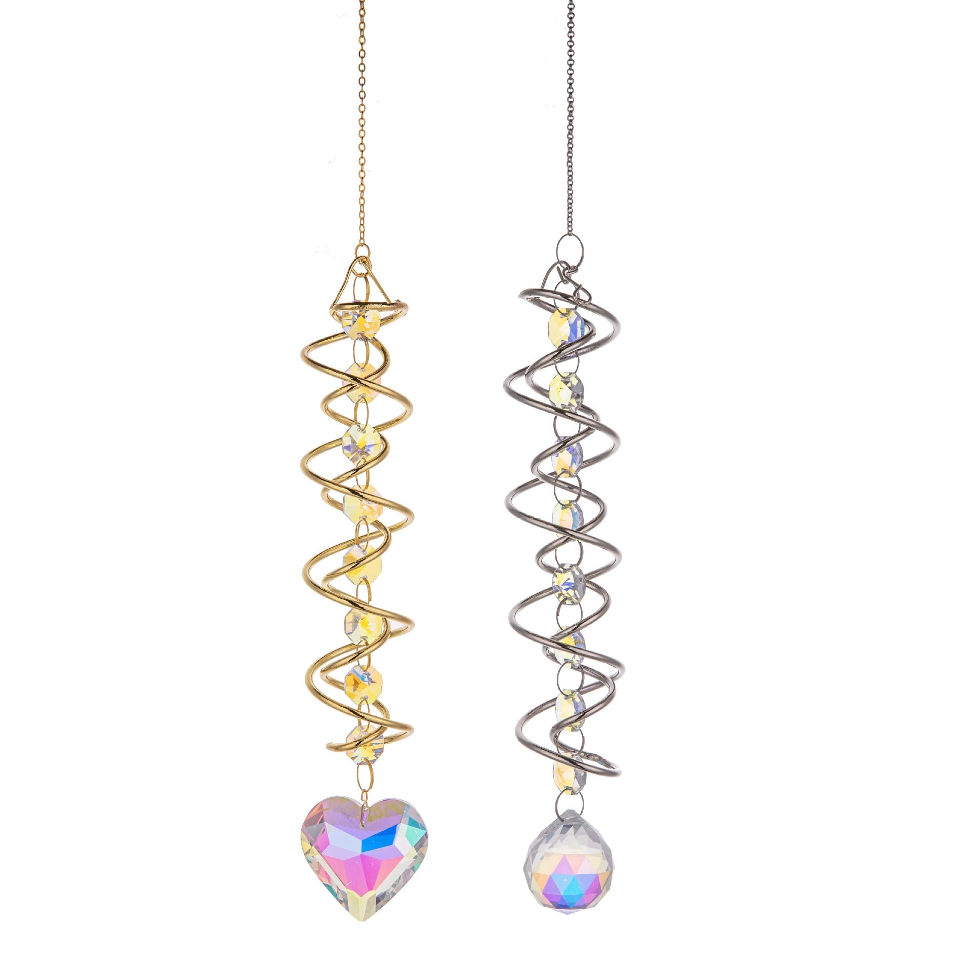 Wholesale Gazing Ball Spiral Tail Turn Suspension Stabilizer Wind Chime